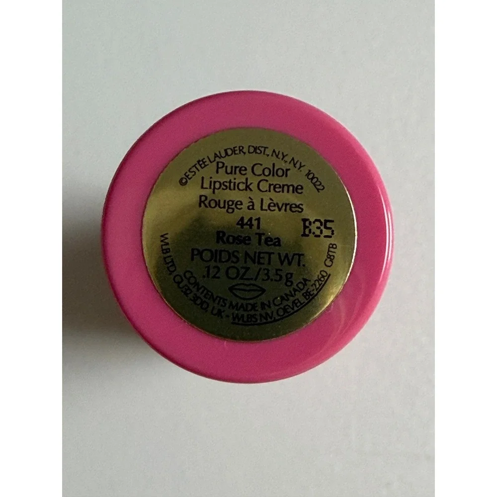 Estee Lauder Pure Color Lipstick Creme 441 Rose Tea Pink Mauve 0.12oz Makeup